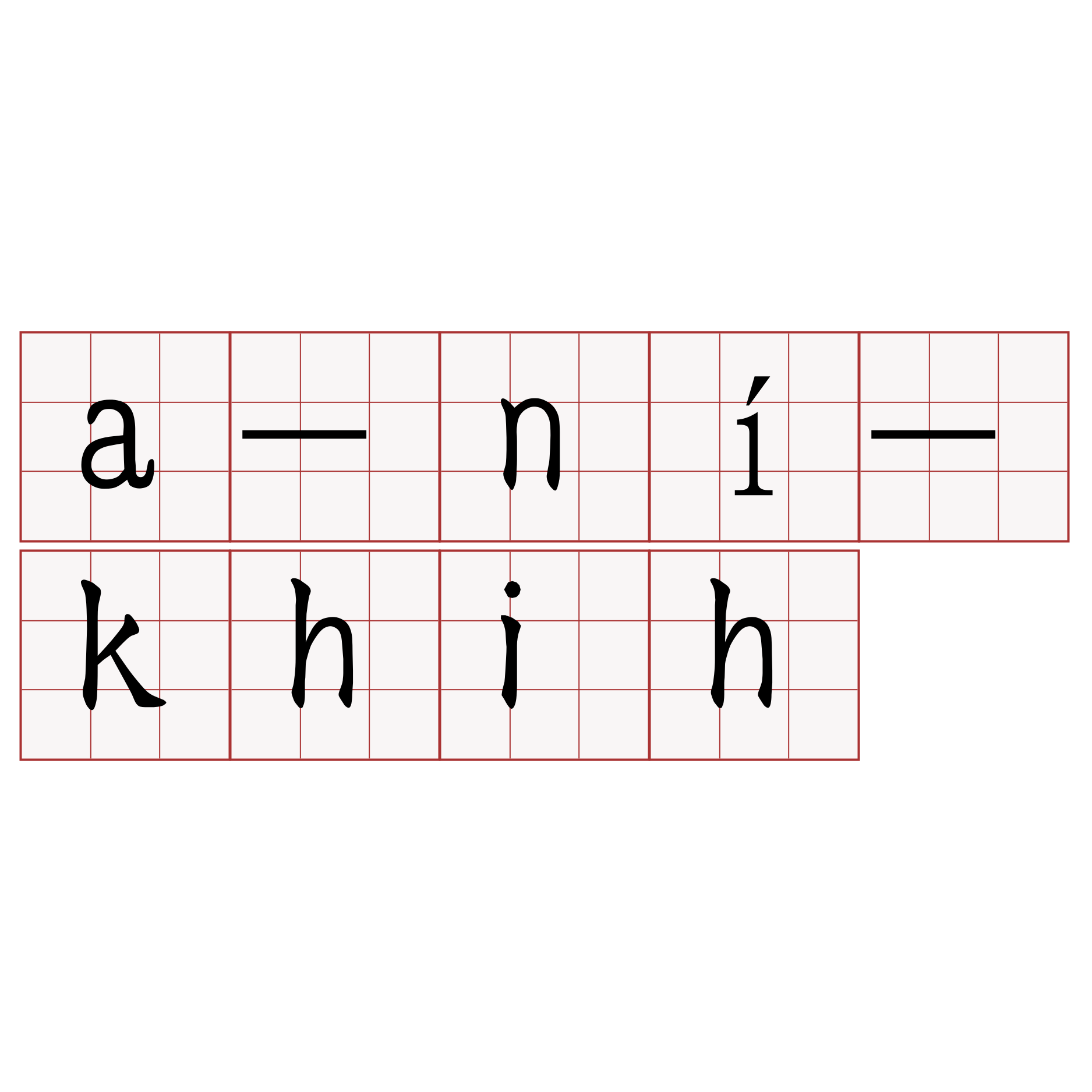 a-ní-khih