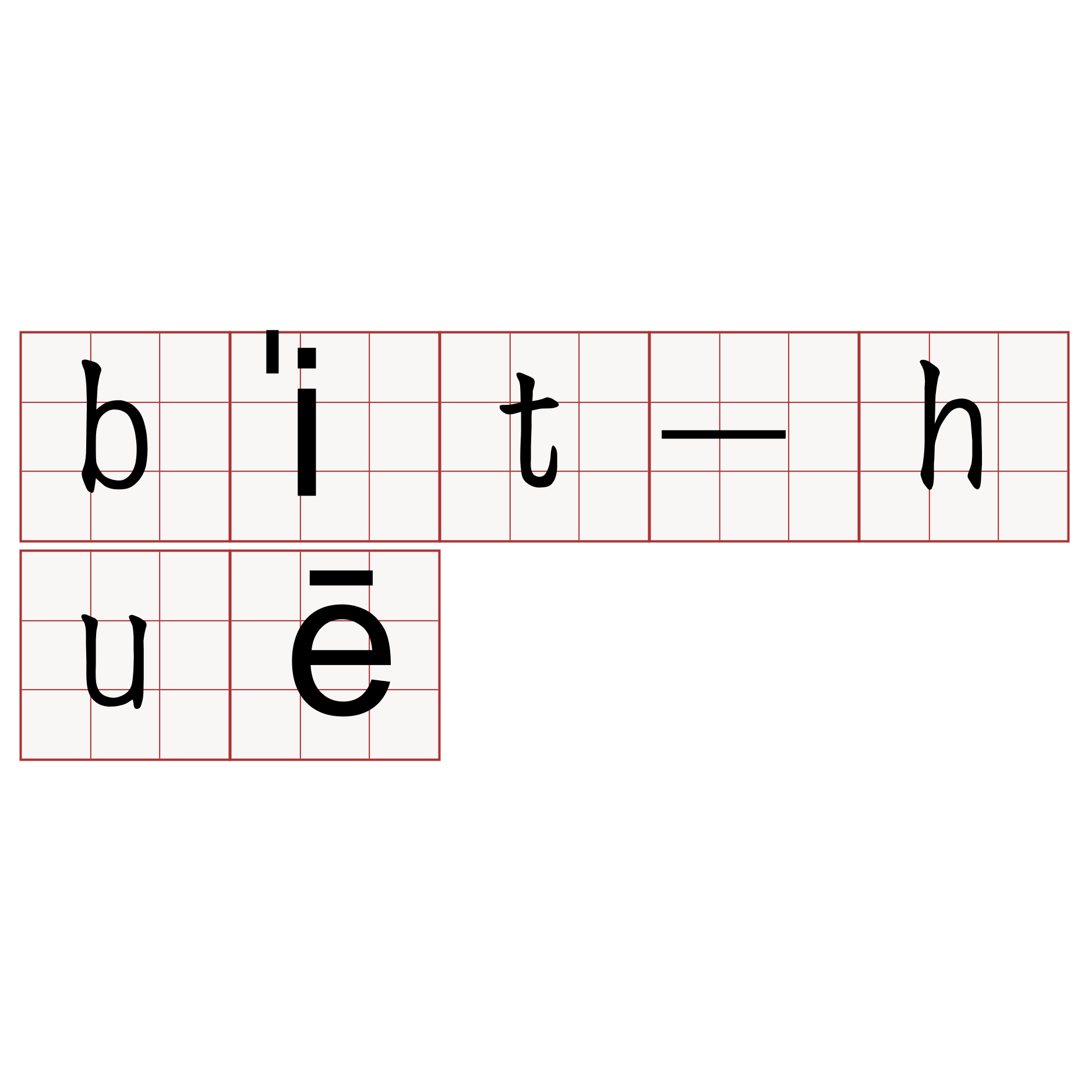 bi̍t-huē