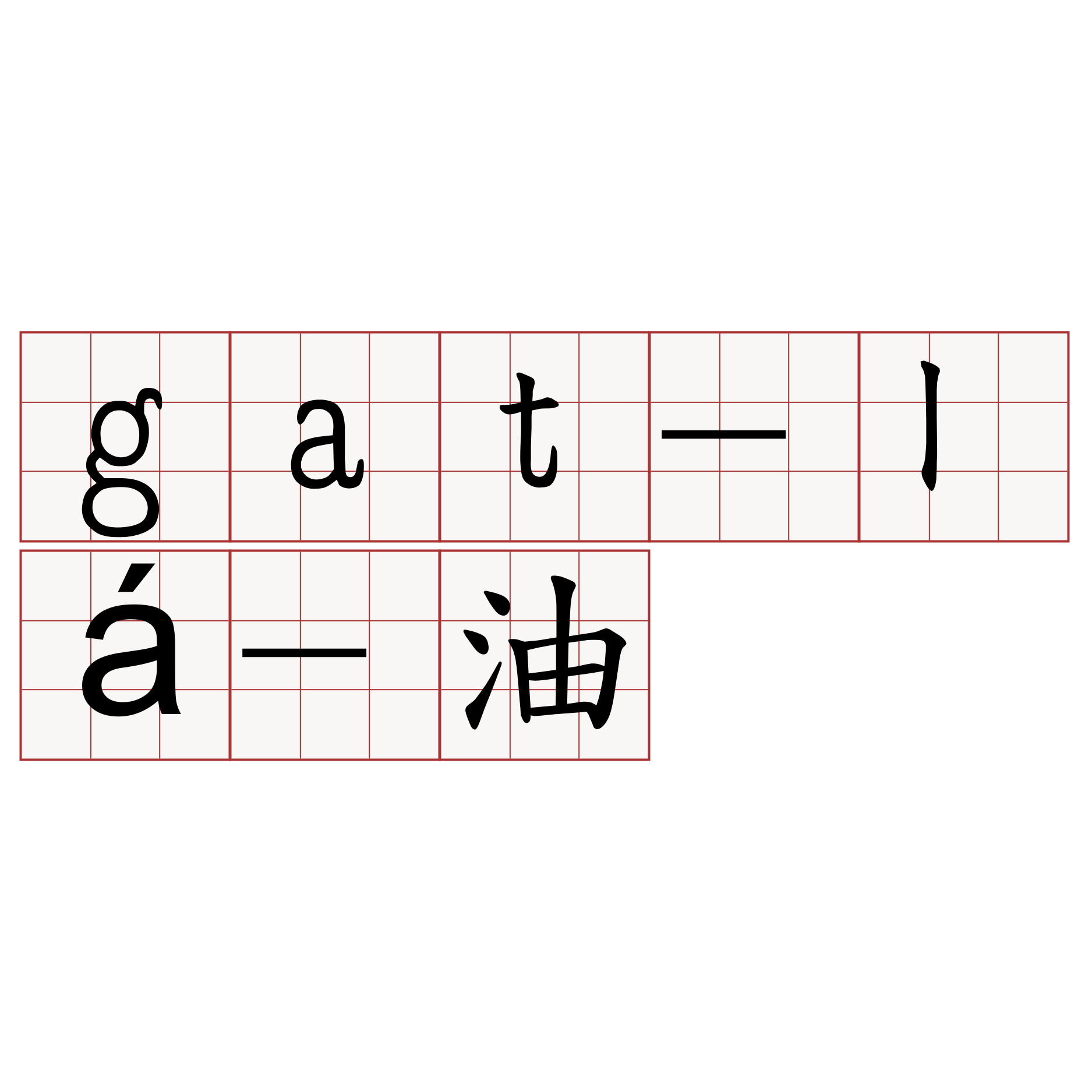 gat-lá-油