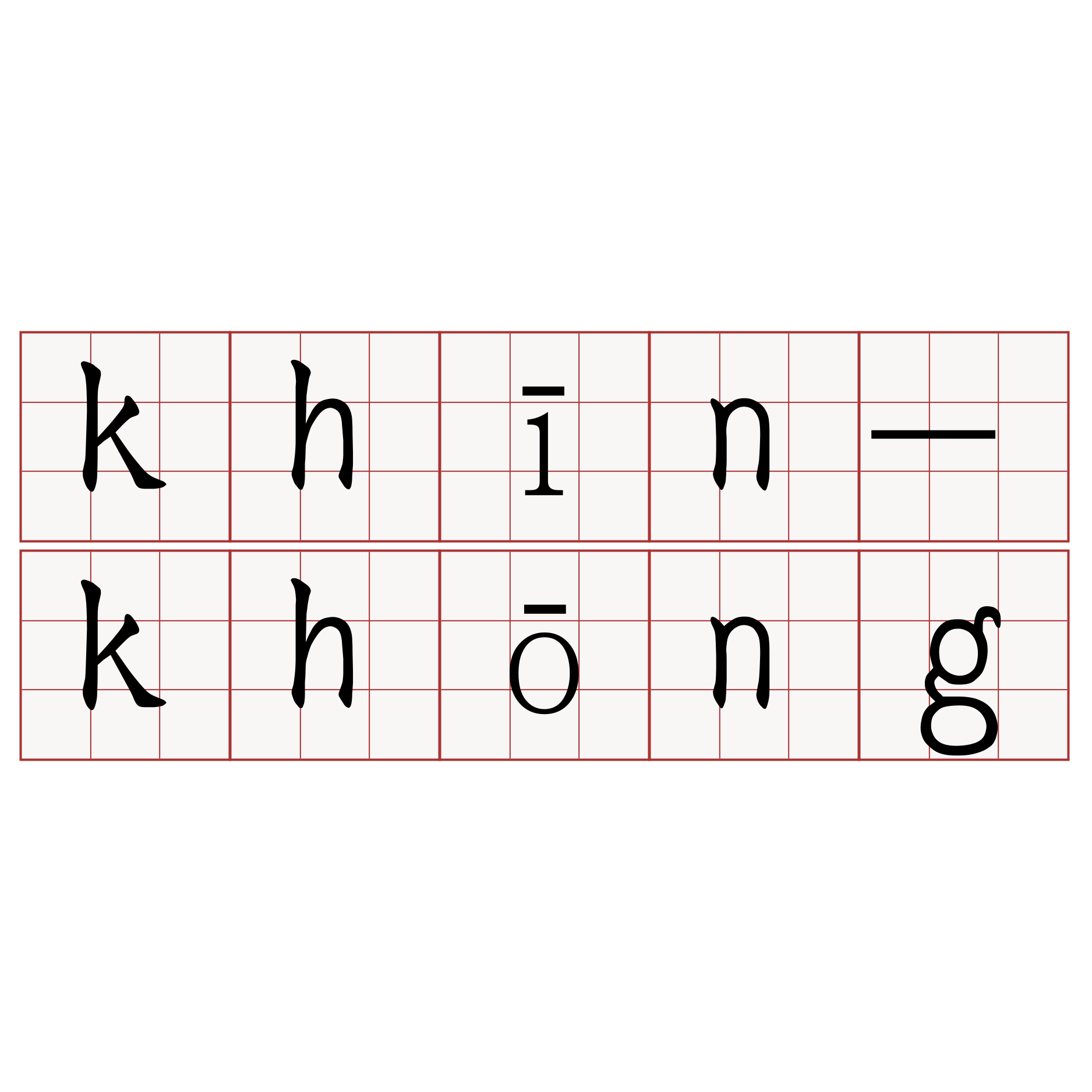 khīn-khōng