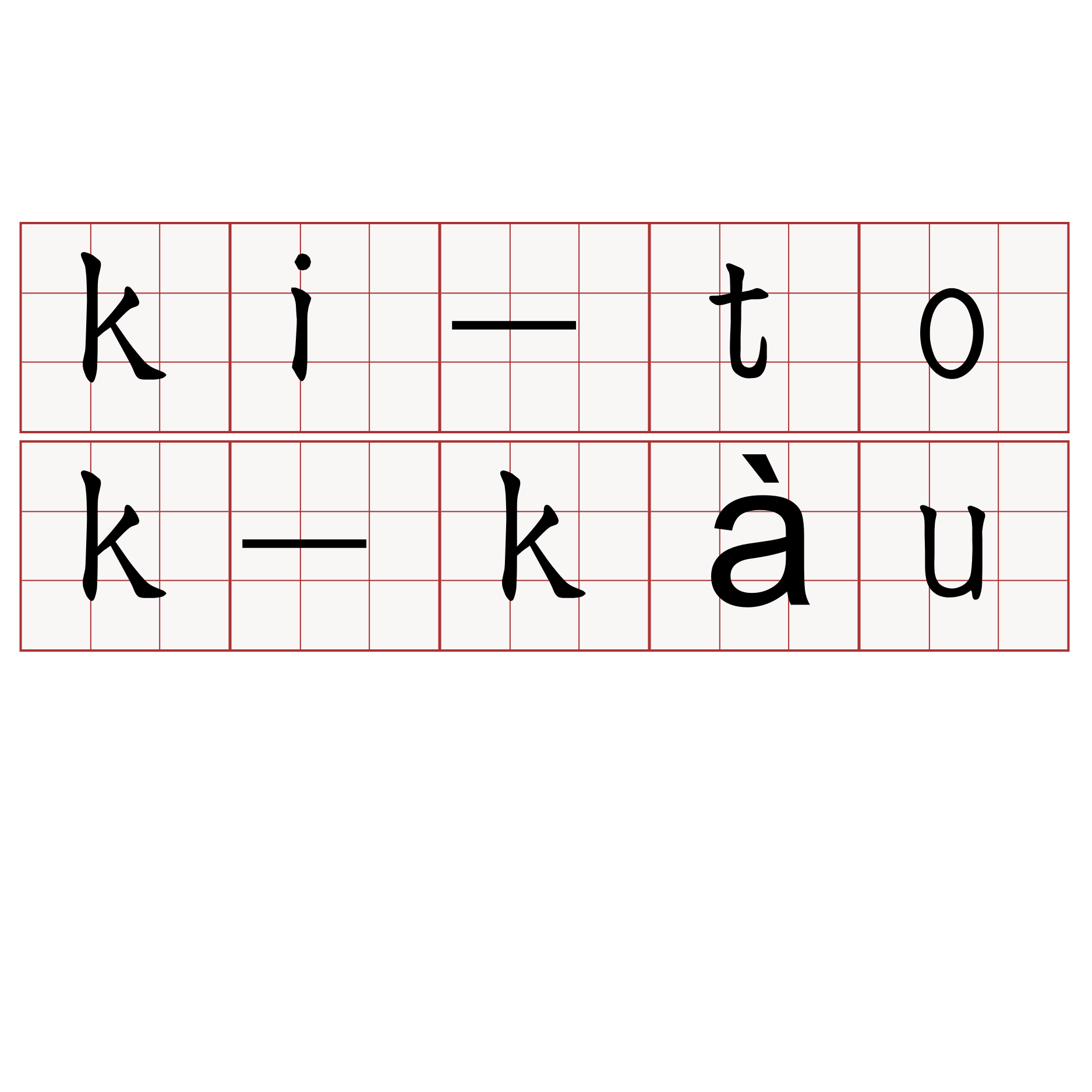 ki-tok-kàu