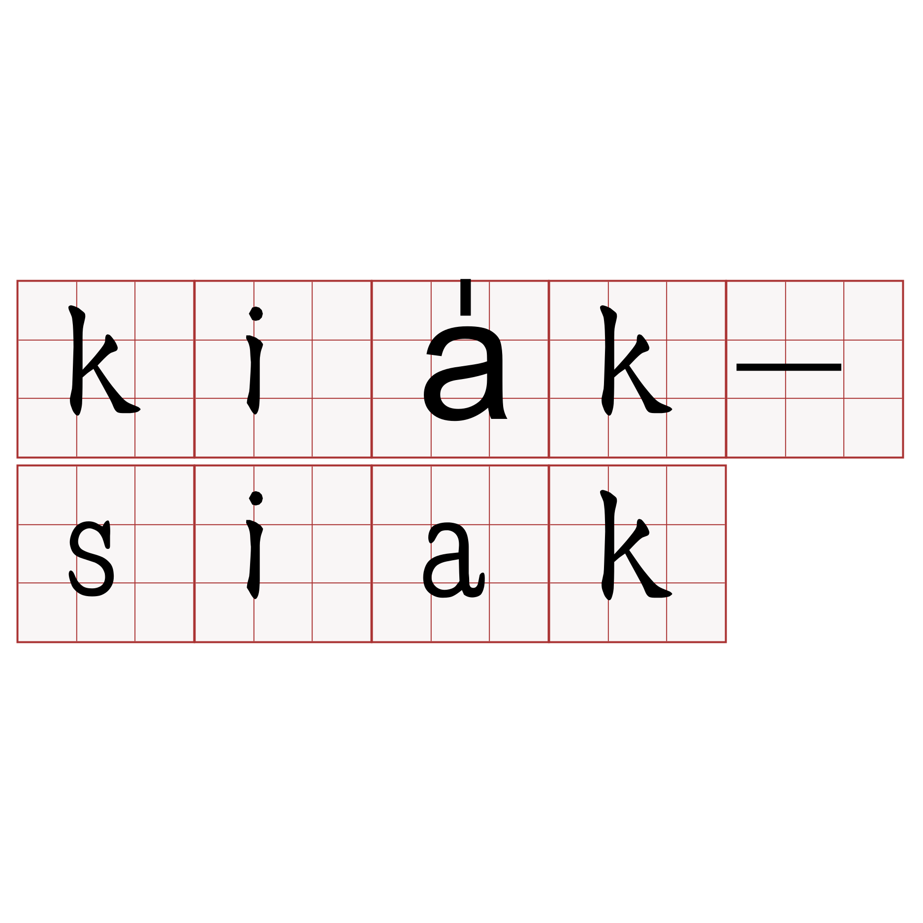 kia̍k-siak