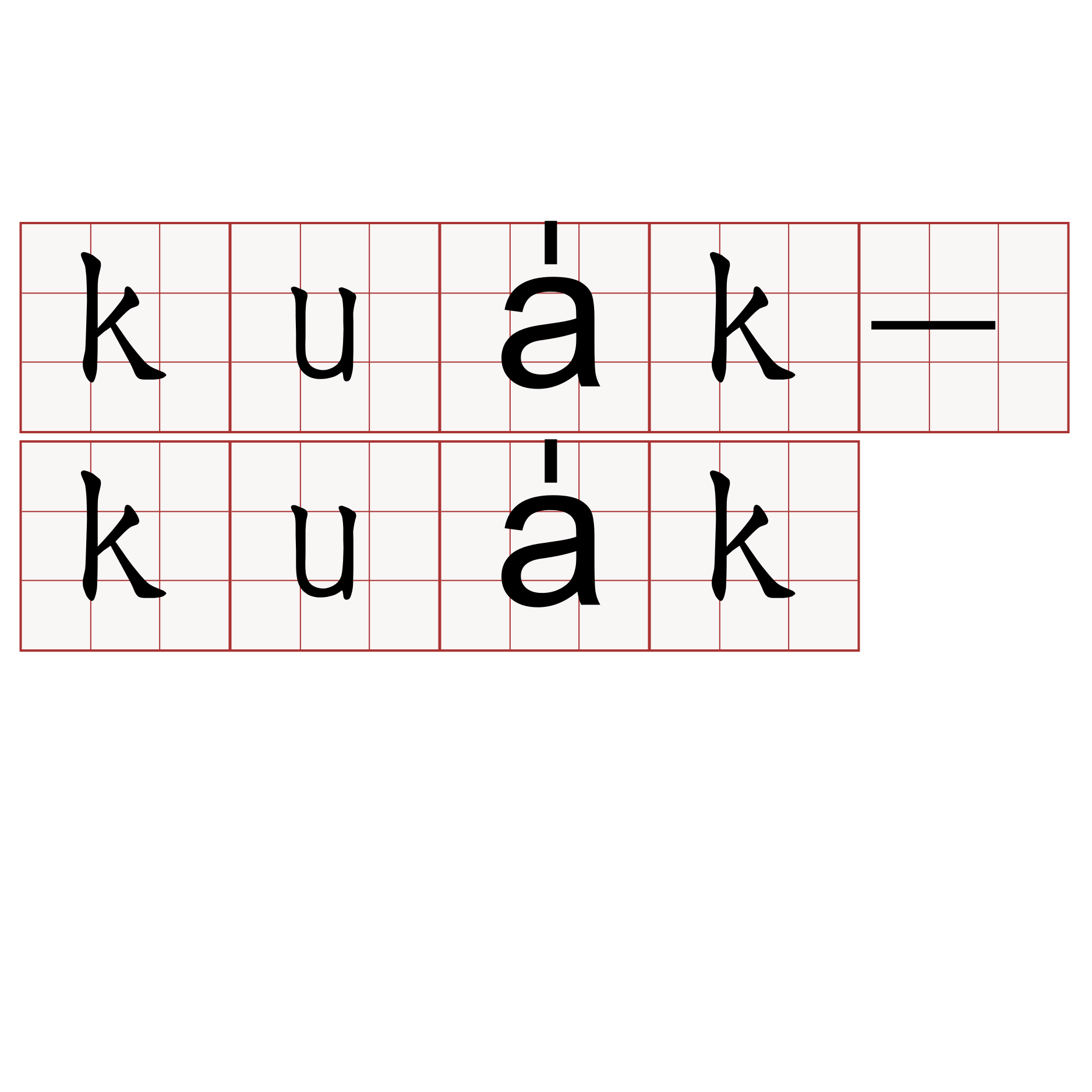 kua̍k-kua̍k