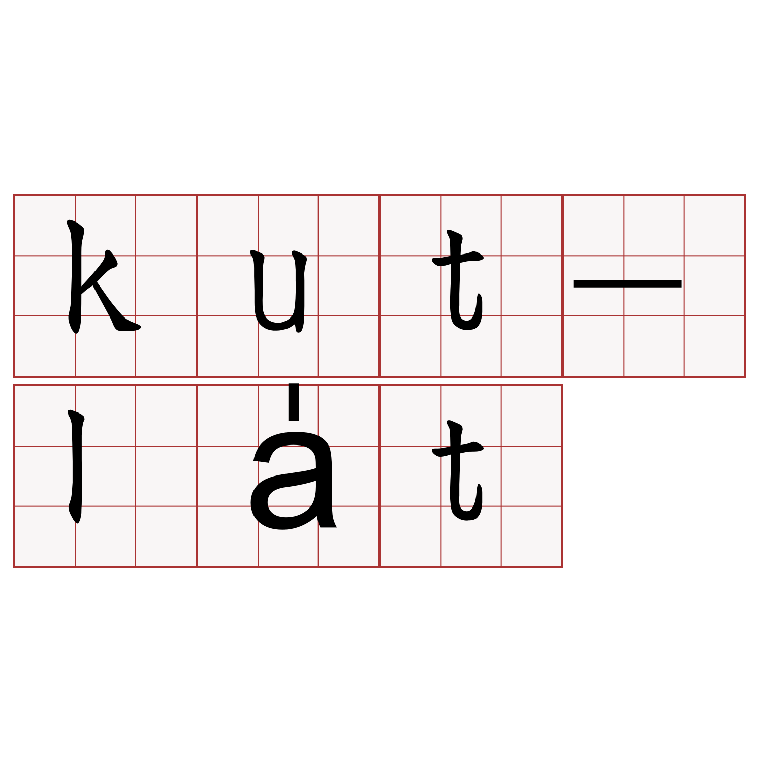 kut-la̍t