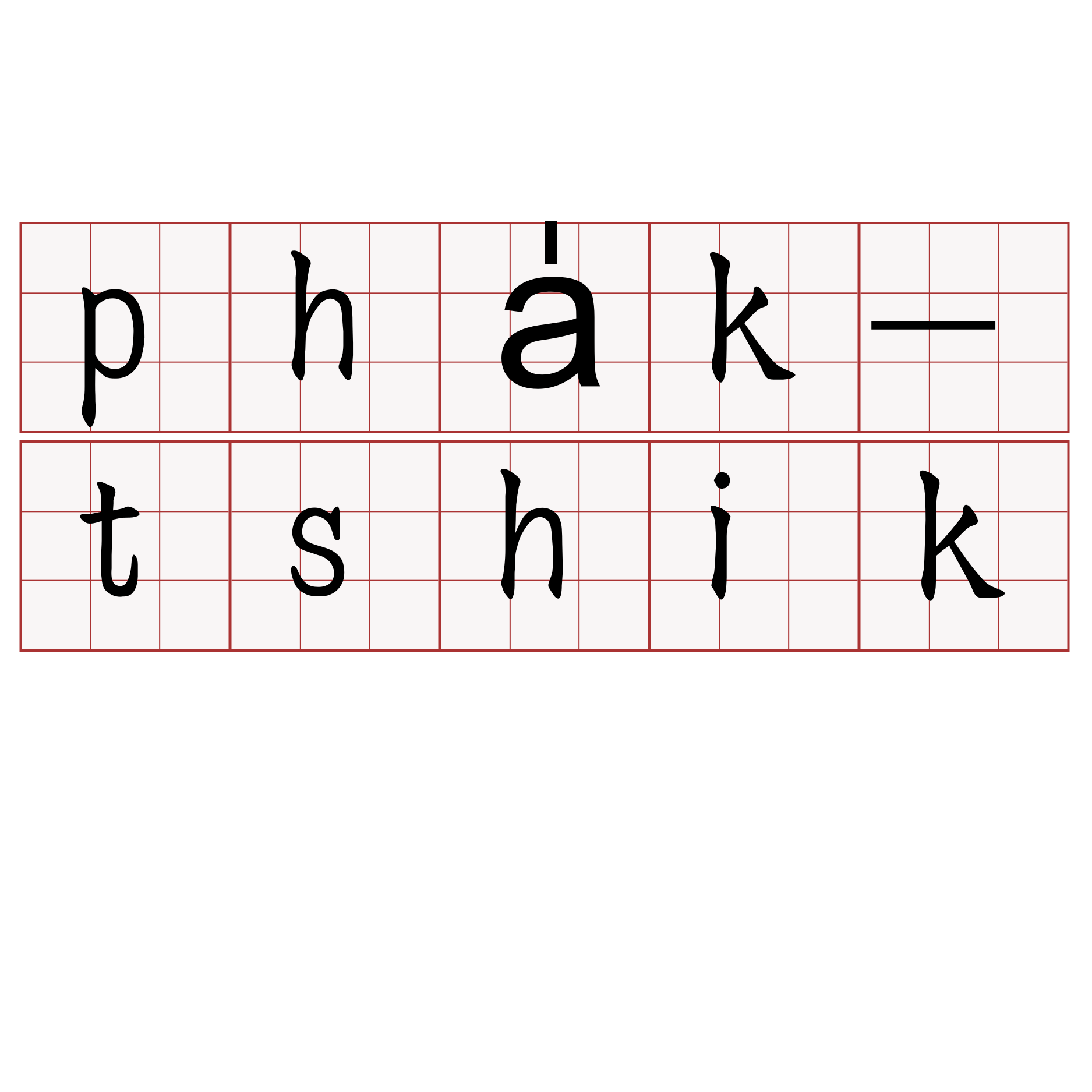 pha̍k-tshik