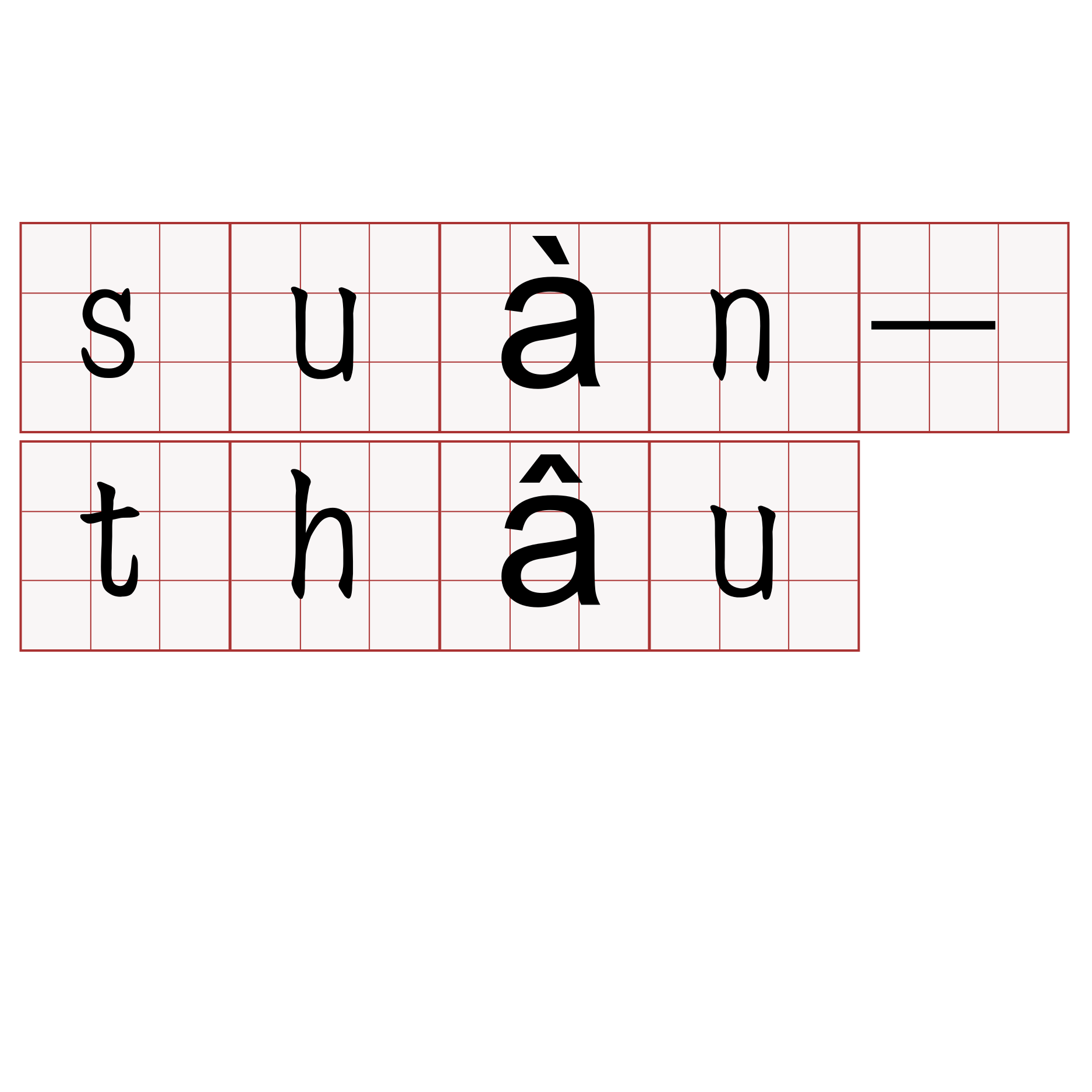 suàn-thâu