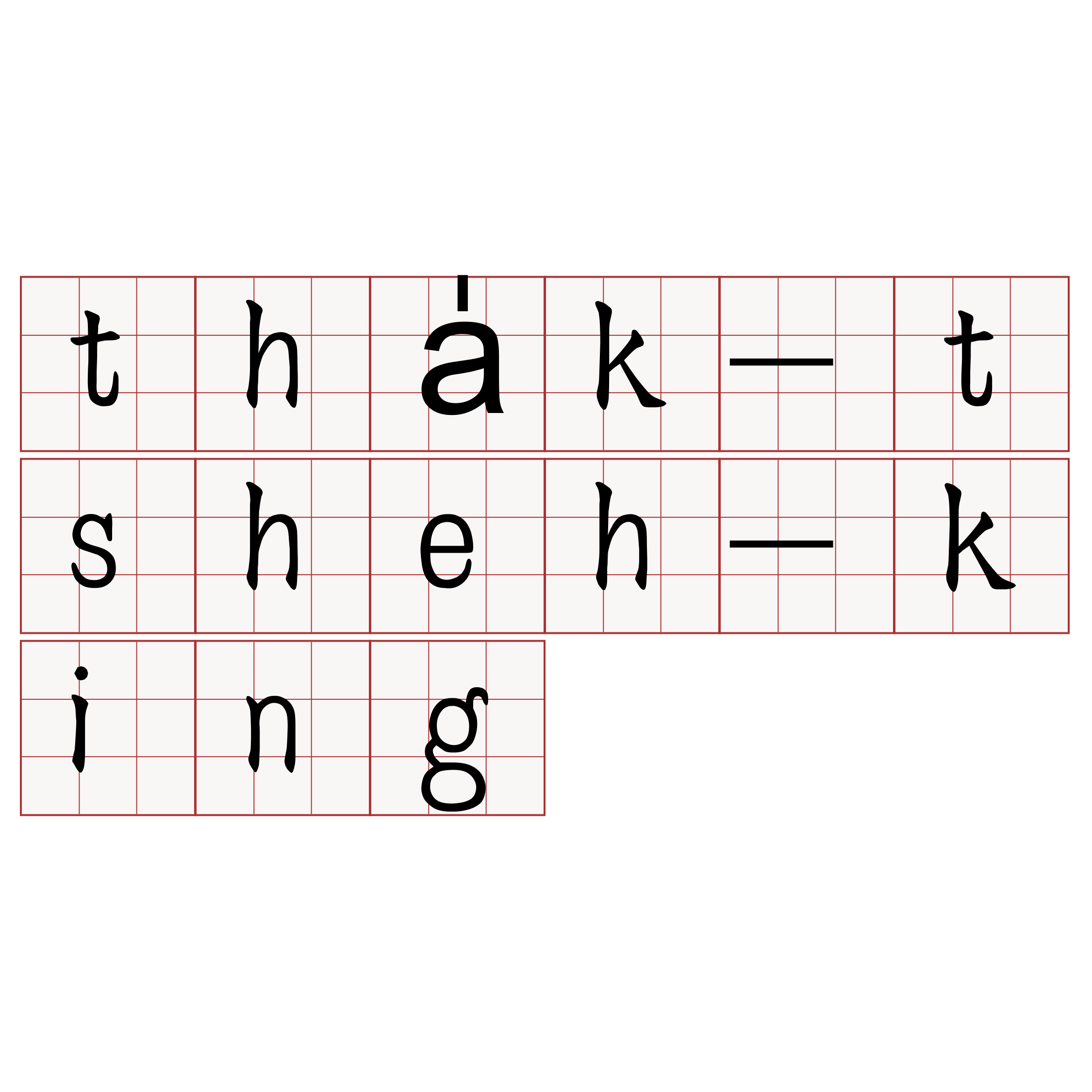 tha̍k-tsheh-king