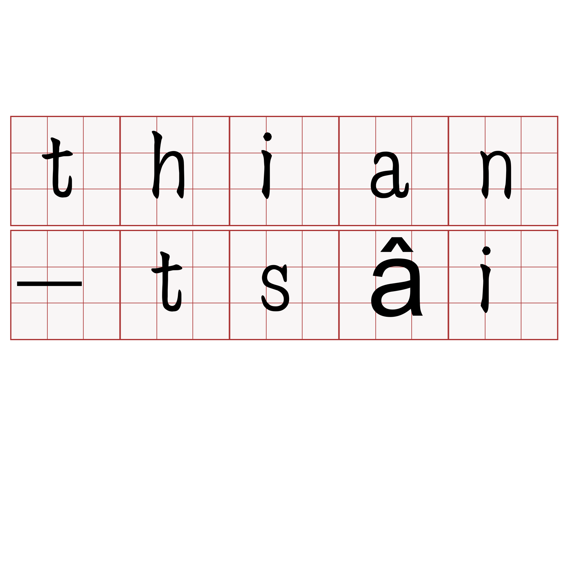 thian-tsâi