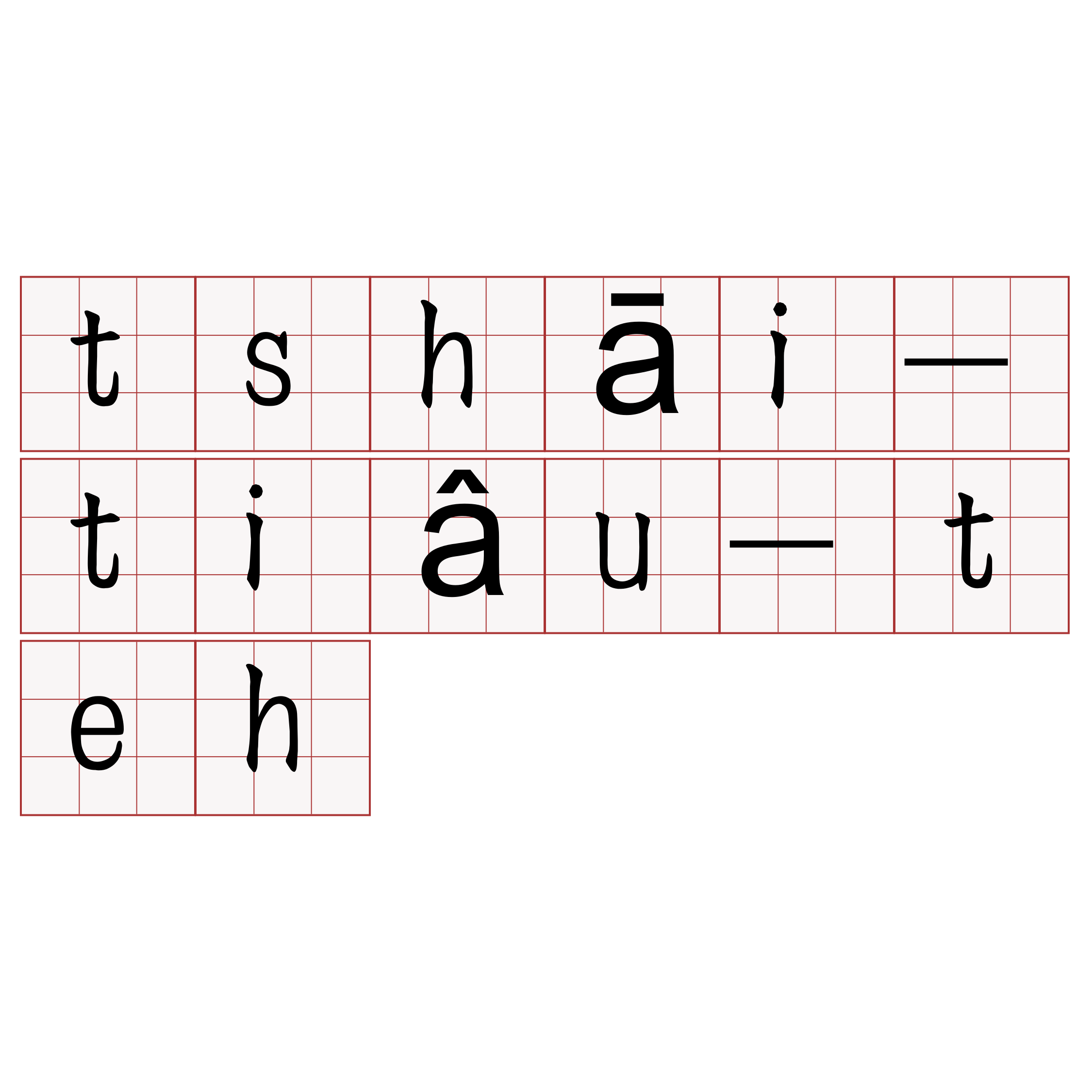 tshāi-tiâu-teh