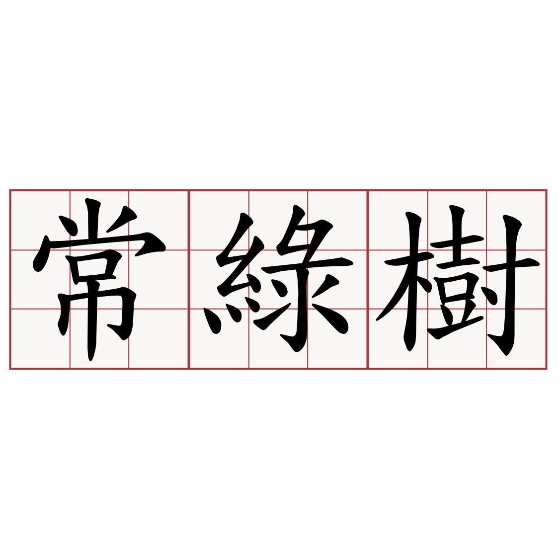 常綠樹