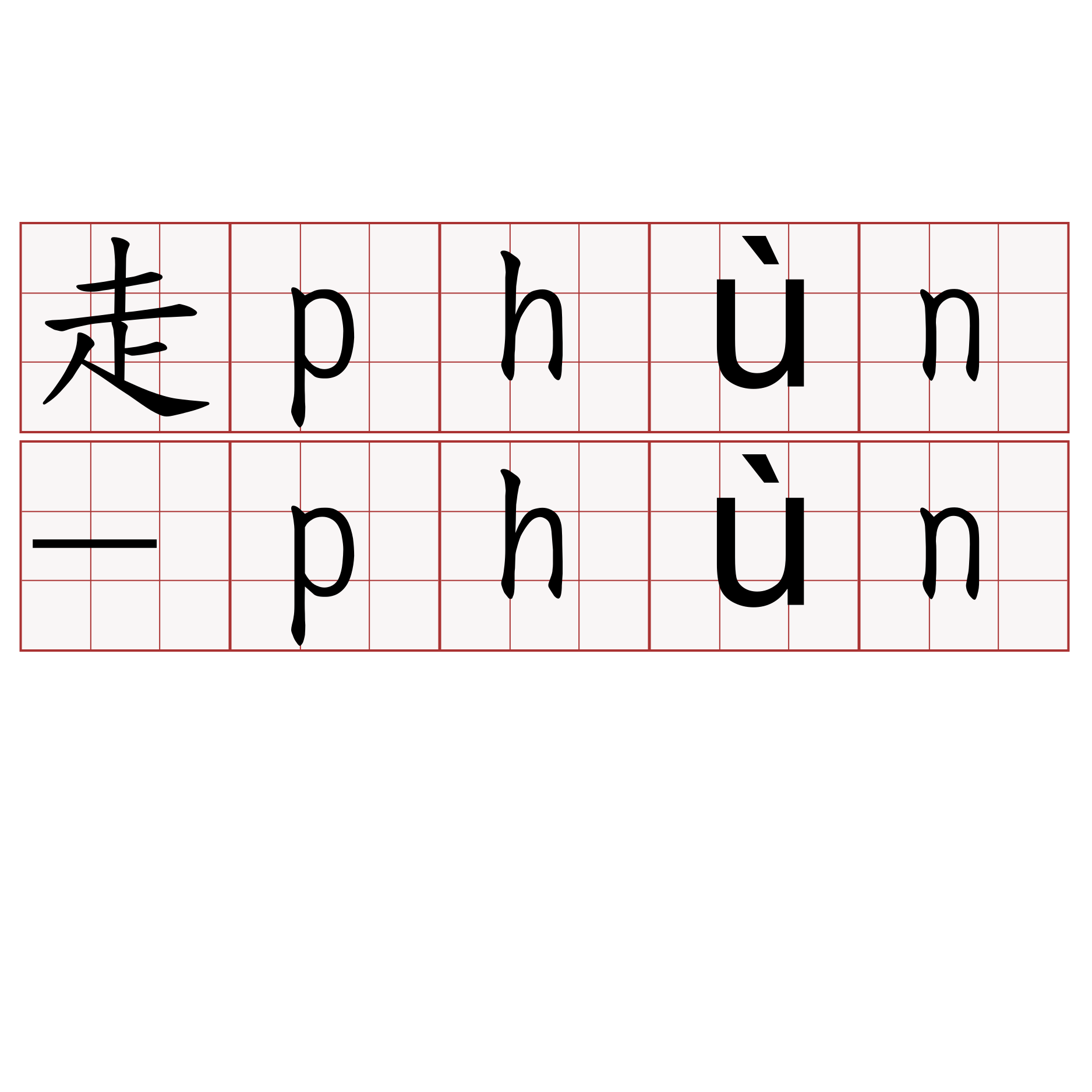 走phùn-phùn